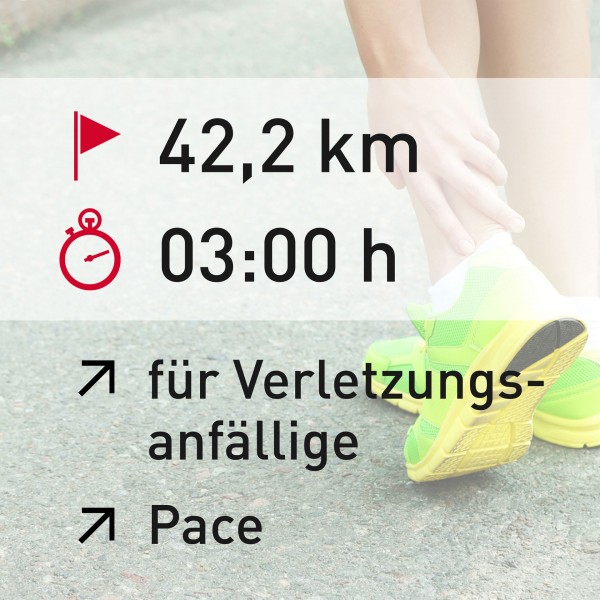 42,2 km - 03:00 h - Pace